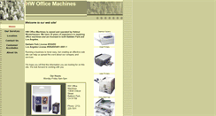 Desktop Screenshot of hwofficemachines.com